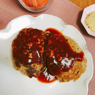 めっちゃ柔らかいお豆腐ハンバーグ